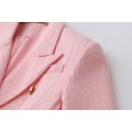 Miniatyrbild 2 av 11: Kvinnors Casual Blazers Långärmad Öppen Framkantsknapp Arbetskontors Blazerjackor L