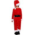 Miniatyrbild 6 av 7: Pojkar Santa Claus Kostym leverans tillbehör XL
