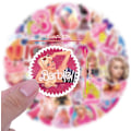 Miniatyrbillede 3 af 7: 60 stk. Vandafvisende Sticker Sæt Til Computer Pink