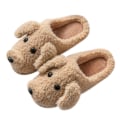 Miniatyrbild 1 av 5: Söta Teddy Animal Tofflor för kvinnor Hustofflor khaki US 6