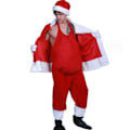 Miniatyrbillede 3 af 5: Julemandens Falske Mave - Kostume Tilbehør Red