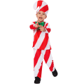 Pikkukuva 2 / 5: Lasten Candy Cane -asusetti Juhlapukeutumiseen XL