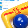 Miniatyrbild 8 av 9: Poolleksaker Spelset - Tic-Tac-Toe Uppblåsbar Poolleksak med 10 Bollar yellow