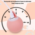 Miniatyrbild 4 av 7: Interaktiv kattboll, automatisk 360° självrotation rullande boll Pink