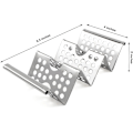 Miniatyrbillede 5 af 5: 4 Pak Rustfrit Stål Tacoholdere, Premium Taco Stativer 4 Pack