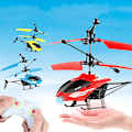 Miniatyrbillede 3 af 4: Fjernstyret Intelligent Induktion Kamphelikopter Flyvning Børnegave red