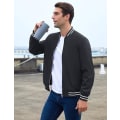 Miniatyrbilde 4 av 8: Herrejakke Casual Pilot Full Zip Jakke Black M