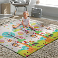 Miniatyrbilde 1 av 10: Reversibel Stor Baby Leke Matte for Kryping Style 3 200*180*1cm