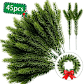 Miniatyrbild 1 av 5: 45 Pack Konstgjorda Tallbarr för DIY Kransar 45Pcs