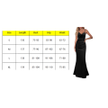 Miniatyrbild 2 av 2: Dam Sexig Bodycon Cami lång klänning brown S