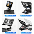 Miniatyrbillede 8 af 8: Samsung Galaxy Z Fold 6 5 4 Stativ og Tastatur Mus, Bærbart Mini Bluetooth Tastatur Black