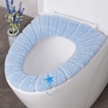Miniatyrbild 1 av 3: 2st Universal förtjockad stickad toalettsitsdyna blue