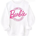 Miniatyrbillede 2 af 3: Dame Sweatshirt med Langærmet Rundhals og Alfabetprint White 2XL