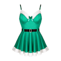 Miniatyrbild 1 av 5: Julunderkläder Sexiga tomteunderkläder Green 2XL