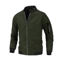 Herr Bomberjacka Varsity Flight Jacket Army Green 2XL