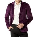Riviera kostymjacka för män med V-ringad Purple m