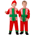 Miniatyrbild 1 av 7: Julgåva Box Kostym för Barn, Julkläder för Pojkar och Flickor, Ärmlös Cosplay L