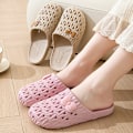 Miniatyrbillede 2 af 8: Dames Arch Support Træsko Have Sko Udendørs Strand Tøfler Pink 36