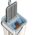 Miniatyrbild 4 av 9: 360° Platt Press Mikrofiberplattor Mopphink Set, 1 Moppset + 2 Dynor