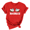 Pikkukuva 1 / 4: Boo Bees Hauska Pari-Halloween-asu Aikuisille Red M