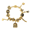 Miniatyrbild 2 av 5: Skräckfilmer Smycken Halloween Berlock Armband Gåvor Gold 19cm