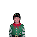 Miniatyrbilde 4 av 4: Brodert Beanie med Mansjett - Morsom Hatt, Varmt Julehatt Red 1