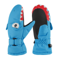 Miniatyrbild 1 av 8: Barn Skidhandskar Vinter Kalla Väder Vindtäta Varma Snowboard Sport Vantar Shark M