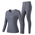Miniatyrbild 1 av 4: Thermal Dam Ultra-mjuk set topp och botten grey M