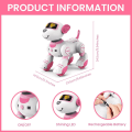 Miniatyrbillede 6 af 8: Fjernstyret Robot Hund, RC Interaktiv Intelligent Gående Dansende Robot Legetøj PINK