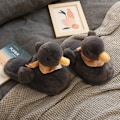 Miniatyrbillede 3 af 10: Andesko Slippers til Kvinder Fuzzy Dyr Plys Slippers White 40-41