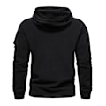 Miniatyrbild 3 av 4: Långärmade luvtröjor i fleece för män black L