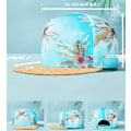 Miniatyrbild 2 av 5: Snapback hattar för män Flat Bill Hat cap color2