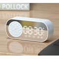 Miniatyrbild 4 av 4: Trådlös Bluetooth-högtalare, multifunktionell högtalarklocka white