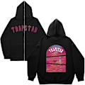 Miniatyrbilde 1 av 2: Hettegensere med grafisk trykk for kvinner og menn, Y2K-jakke, trendy estetisk genser Black 1 2XL