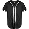 Miniatyrbild 1 av 5: Herr Cardigan Baseball Jersey Kortärmad Sport T-shirt Black XXXL