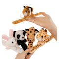 Miniatyrbillede 4 af 8: Valentinsdag Gave, 2 stk. Fyldte Dyr Slap Armbånd 2PCS#2