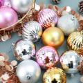 Miniatyrbild 5 av 5: 34 st julbollsprydnader Set för julgran pink