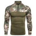 Miniatyrbilde 2 av 4: Menn's Stalker Langærmet Stealthy Camo Tee Green 3XL