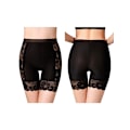 Miniatyrbillede 5 af 6: Slip Shorts til Under Kjoler Kvinder Anti Gnidning Undertøj Black XL