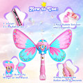 Miniatyrbild 5 av 10: Bubble Machine för barn Butterfly Bubbles Wandblåsare Blue