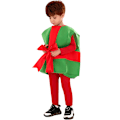 Miniatyrbild 3 av 7: Barnens Julbåge Presentask Kostym Fancy Dress Up Kostym M