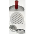 Miniatyrbild 4 av 5: Non-Stick Hamburgerpress Rund Form Frosted