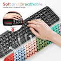 Miniatyrbilde 2 av 7: Håndleddstøtte for datamaskin-tastatur, ergonomisk håndleddstøtte for mus