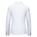 Miniatyrbild 3 av 8: Herrar Blazer Mode Blommig Casual Sportjacka Slim Fit Kostymjacka WHITE M