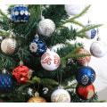 Miniatyrbild 7 av 7: 8 st julgranskulor Dekoration Julgransdekoration Gold
