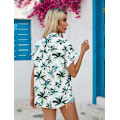 Miniatyrbilde 4 av 5: Hawaiskjorte for kvinner, kort erme White XL