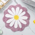 Sød Bademåtte, Blomstertæppe, Vandabsorberende Skridsikker Måtte Purple