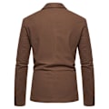 Miniatyrbilde 3 av 4: Herreblazer med to knapper, smal passform Coffee L