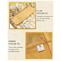 Miniatyrbillede 6 af 7: Mænds Sequin Blazer Glimtende Glitterjakke Skinnende Blomsterjakke Gold S