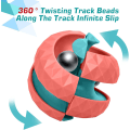 Miniatyrbilde 3 av 6: Orbit Ball Leke, Fidget Cube Puslespill Snurrende Leke Pink